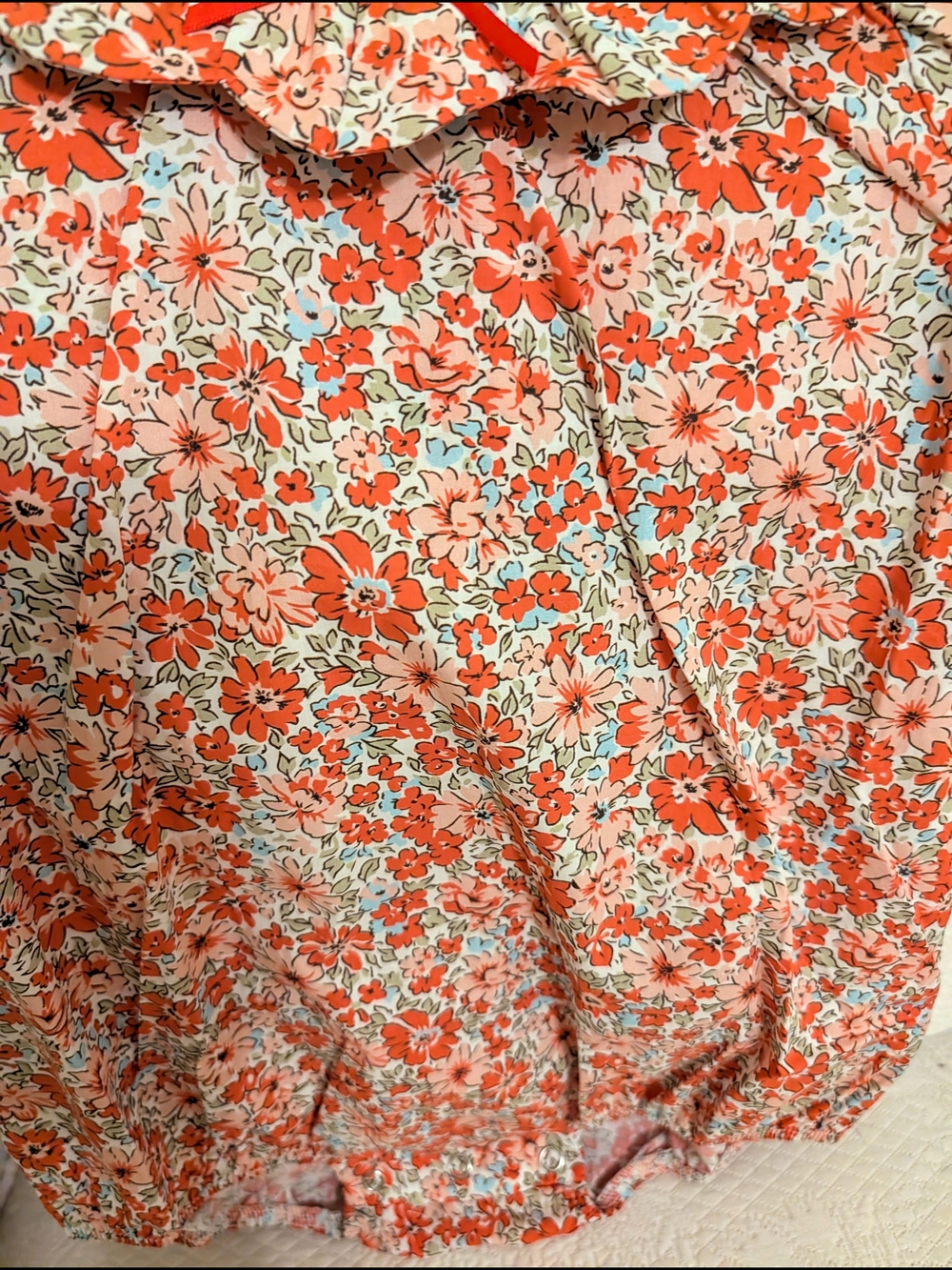 Stitchy Fish Floral Bubble 2T - Picture 3 of 6